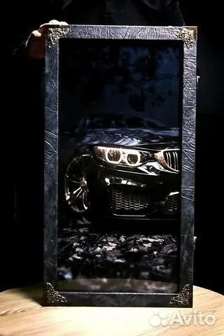 Нарды под стеклом «BMW» — необычный подарок