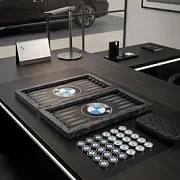 На память: Нарды под стеклом «BMW» — фотография 5