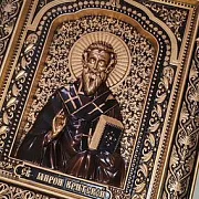 Икона резная Мирон Критский — оригинальный подарок — фотография 6