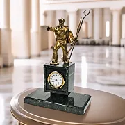 Часы с фигурой металлурга — красивый подарок — фотография 1