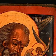 Икона деревянная "Иоанн Богослов" — оригинальный подарок — фотография 7
