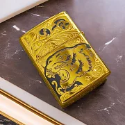 Оригинальная зажигалка Zippo "Тигр" № 7 — необычный подарок — фотография 1