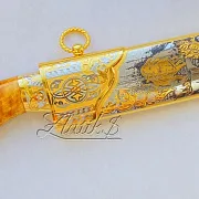 Кованый нож с головой кабана — оригинальный подарок — фотография 4