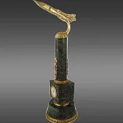 Ручная работа: Часы с бронзовым самолетом — фотография 2