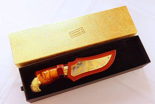 Нож "Сокол" №5 /дамаск/. Златоуст