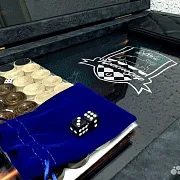 Нарды под стеклом «Вперёд быки!» — красивый подарок — фотография 3