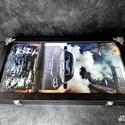 В подарок: Нарды под стеклом «BMW M5 Ангельские глазки» — фотография 3