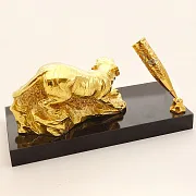 Подарочная ручка на подставке "Тигр". Златоуст — фотография 6