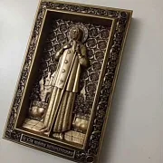 Резная Икона Ксения Петербургская — оригинальный подарок — фотография 8