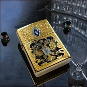 Подарочная сувенирная зажигалка Zippo "Герб" — фотография 1