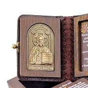 На память: Книга с молитвами "Иисус Христос" — книга в кожаном переплёте — фотография 5