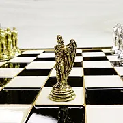 Шахматы с металлическими фигурами в подарок — фотография 5