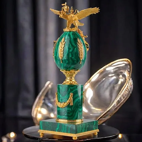 Подарочная композиция «Имперский» с позолоченной бронзой